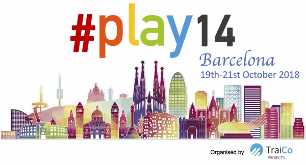 #play14 Barcelona - 19th to 21st October 2018